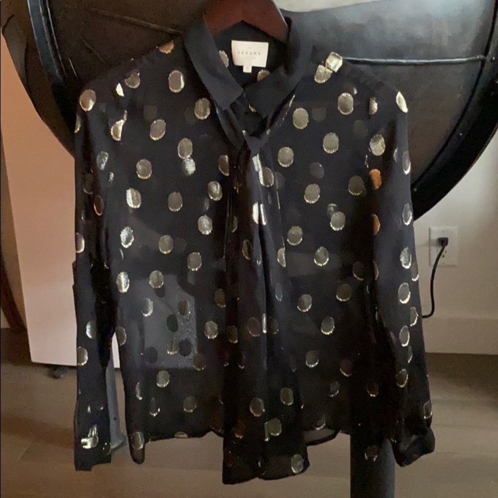 Worn once Sezane silk blouse